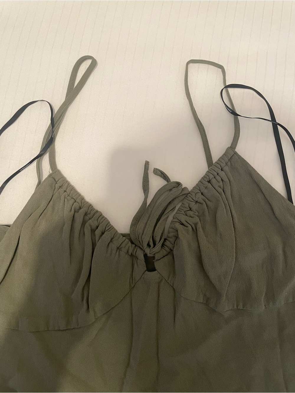 Forever 21 Olive Green Spaghetti Strap Camisole - Picture 3 of 6